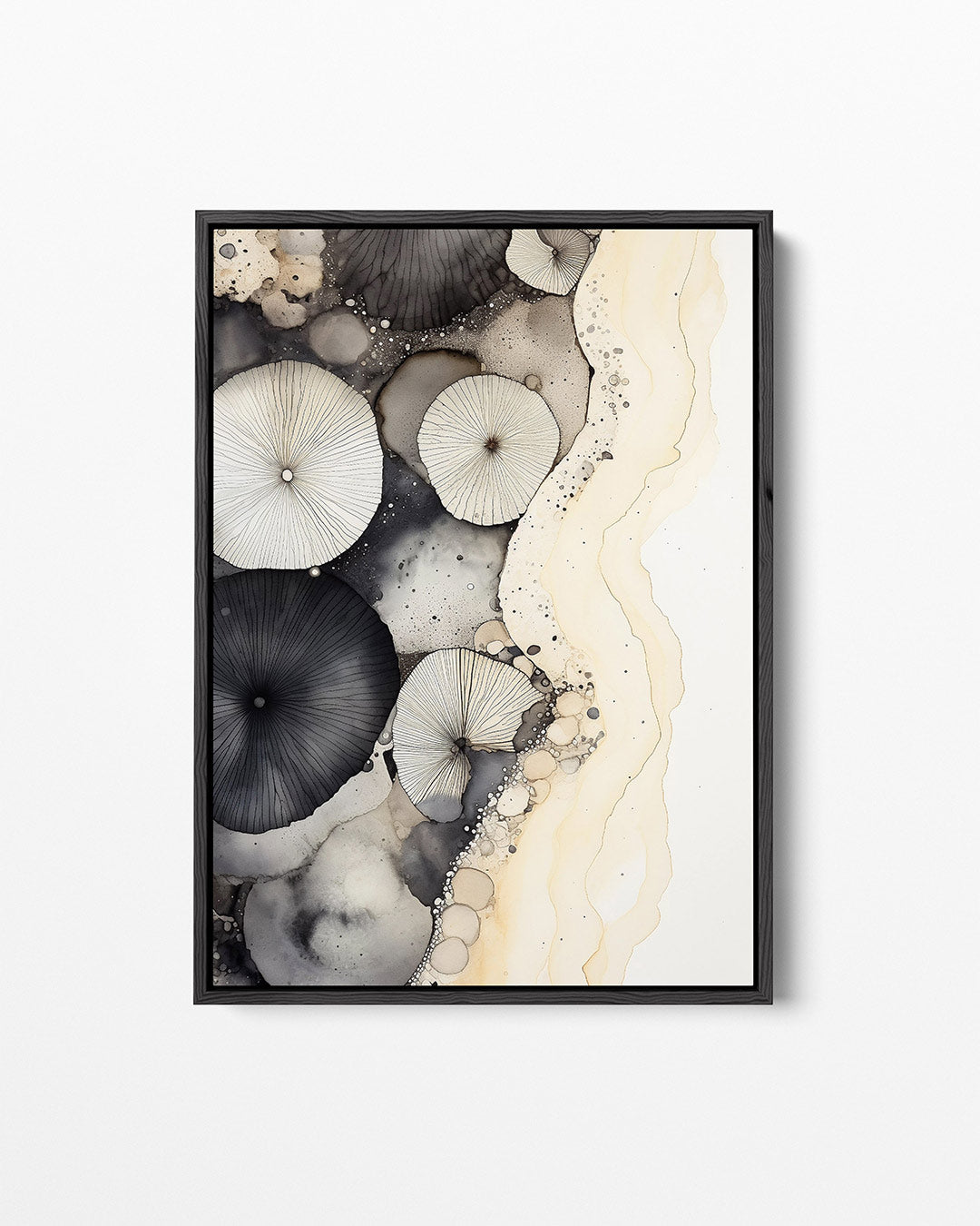Organische vormen compositie Kunstwerk