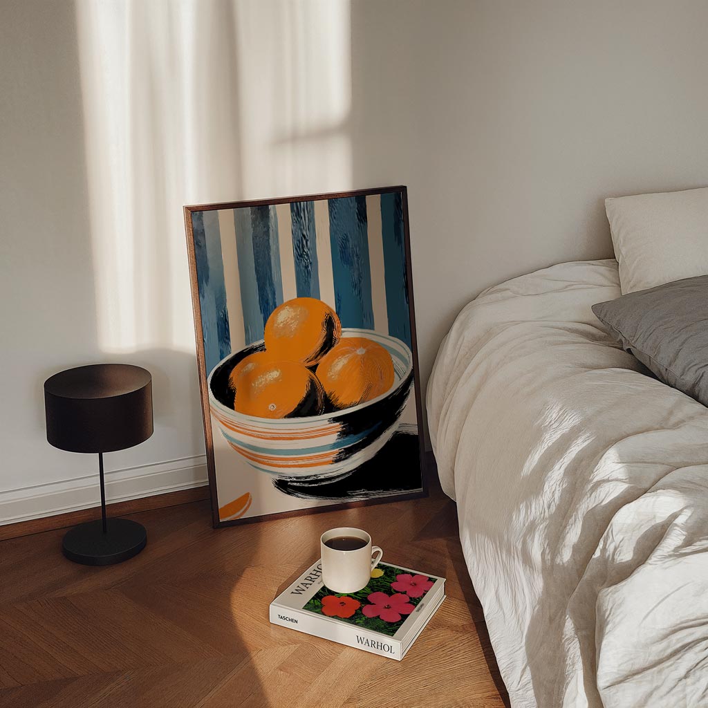Citrusfrisse Sinaasappelkom Poster-WallArtistic