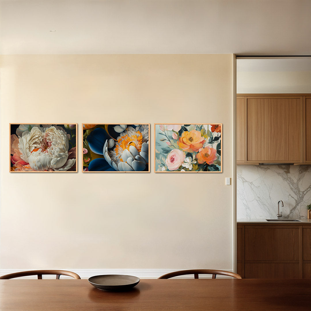 Bloemrijke overvloed Posterset