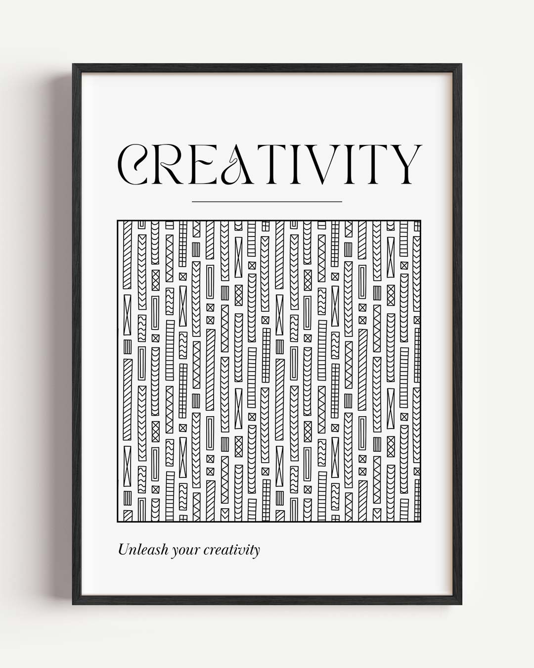 Creativiteit Ontketend Poster-WallArtistic