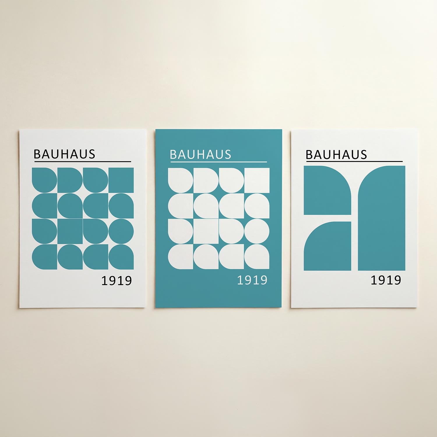 Vormen en vlakken Posterset