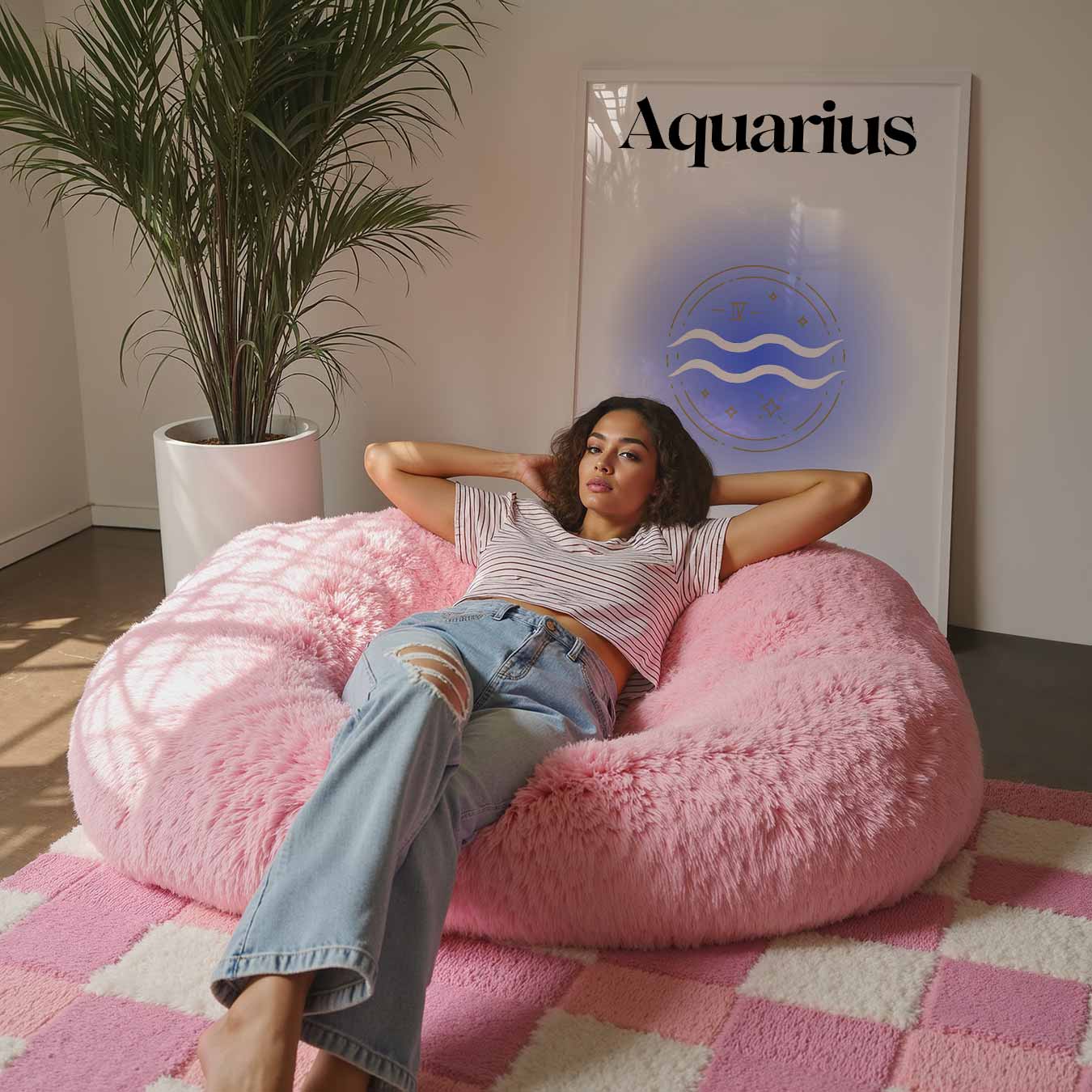 Aquarius Sterrenbeeld Poster-WallArtistic