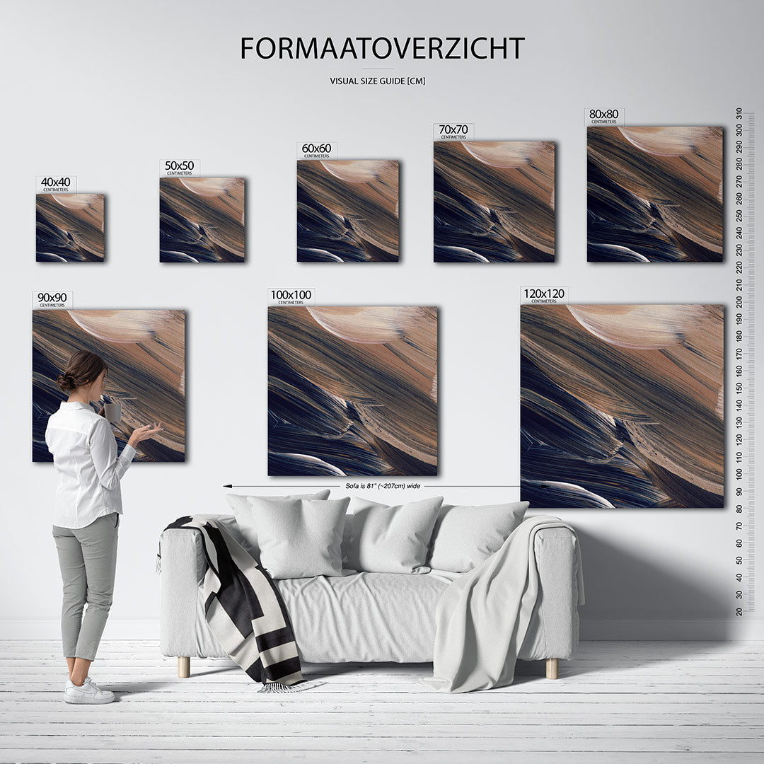 Abstracte Kunstwerk