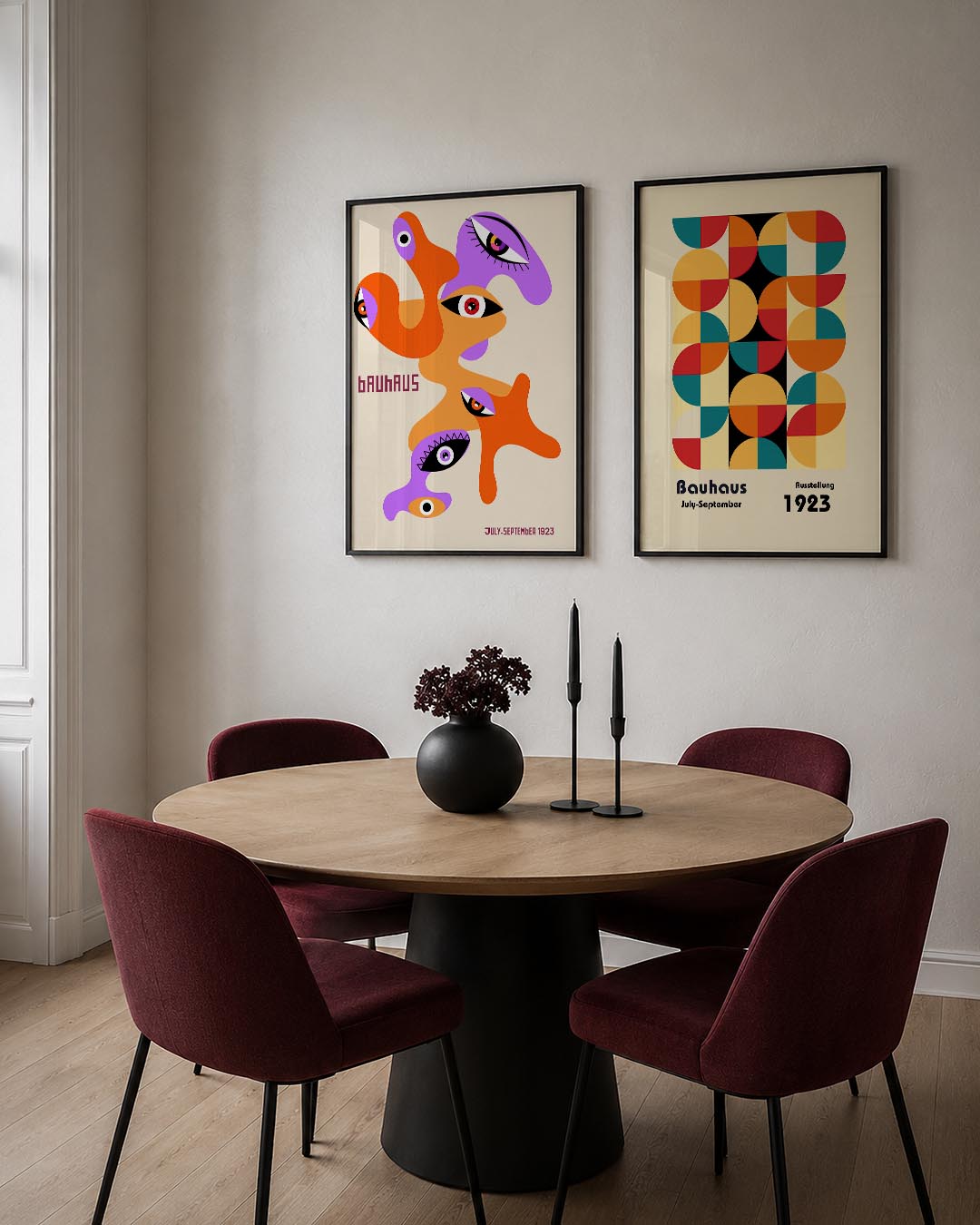 Oogvormen en kleuren Posterset