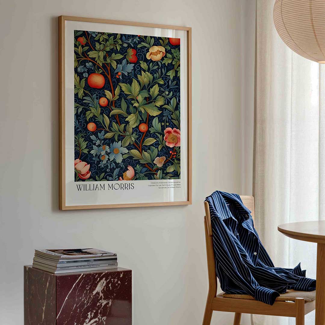 Bloemen en fruit Poster