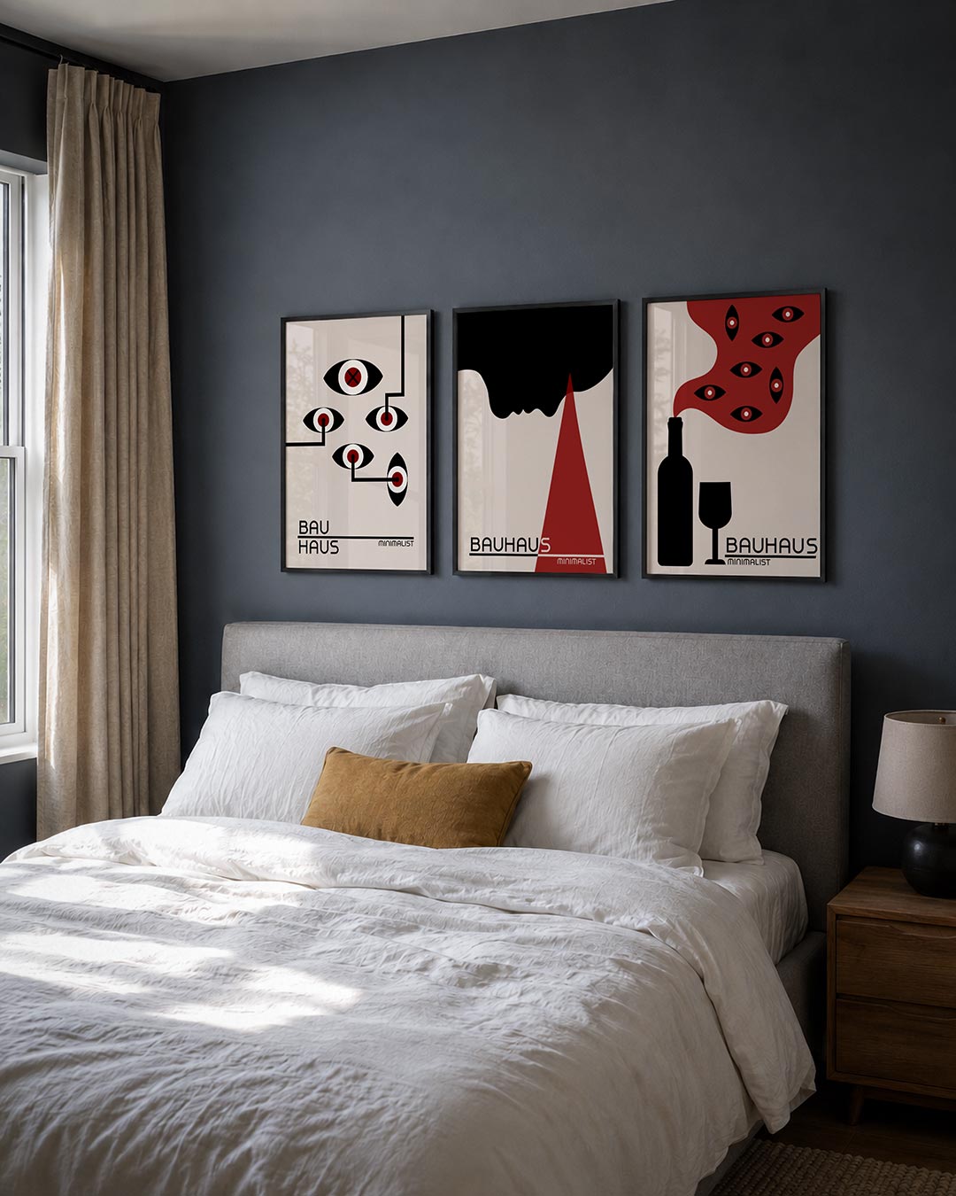 Ooglijnenspel Posterset