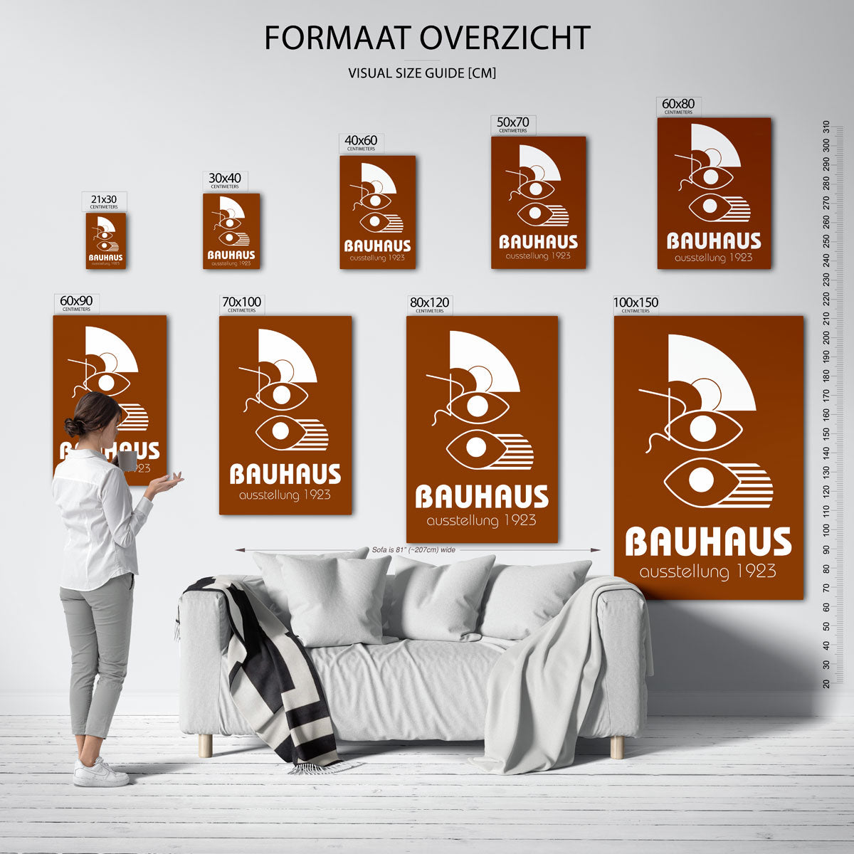 Vormen en vlaken Poster