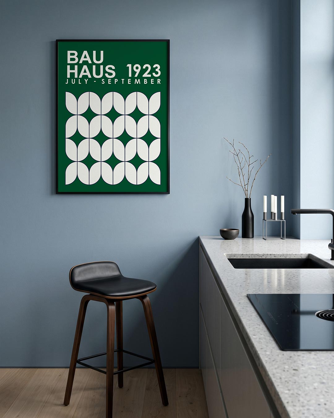 Vormritme en kleur Poster