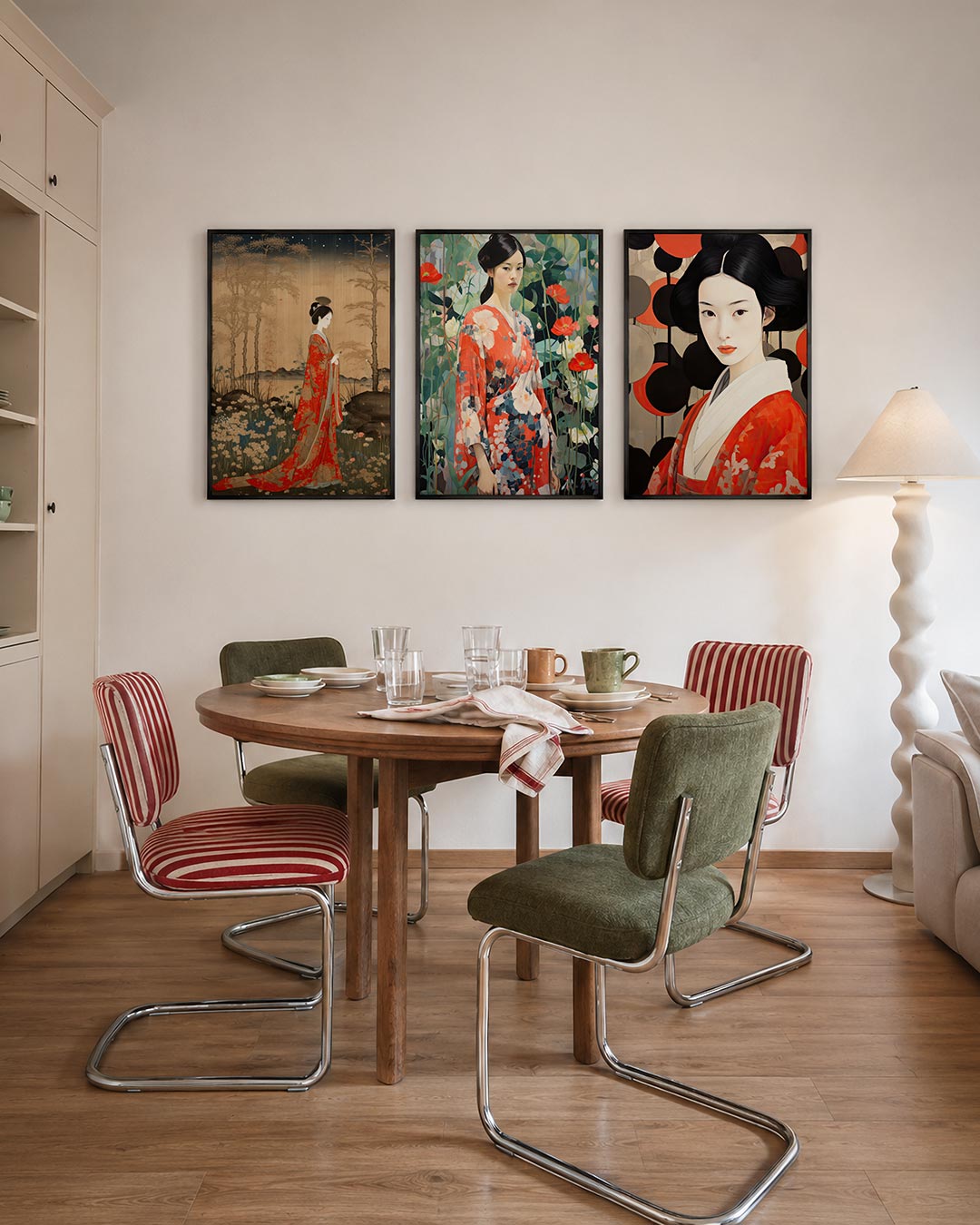 Natuurlijke elegantie Posterset