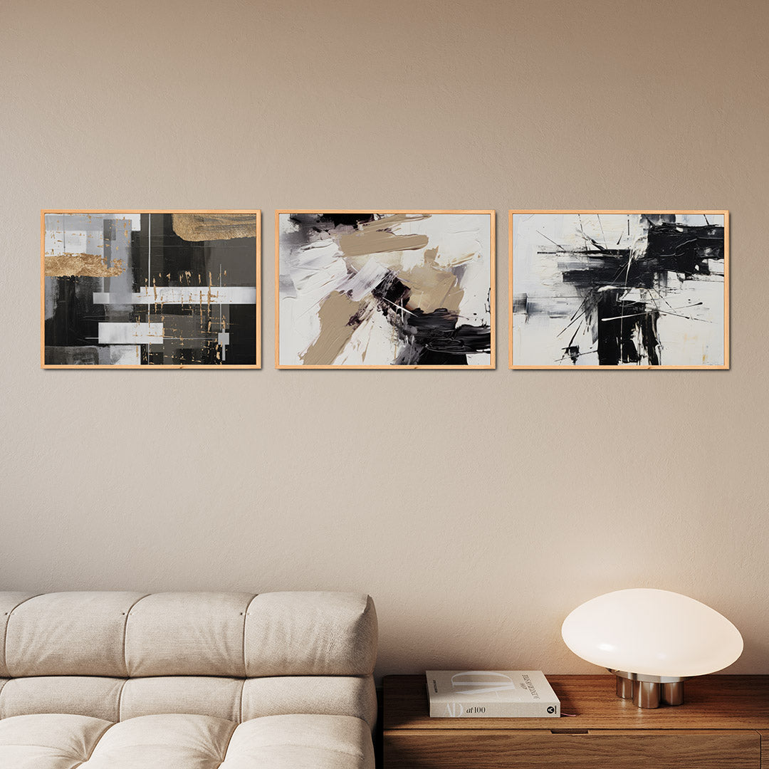 Gouden vlakken Posterset