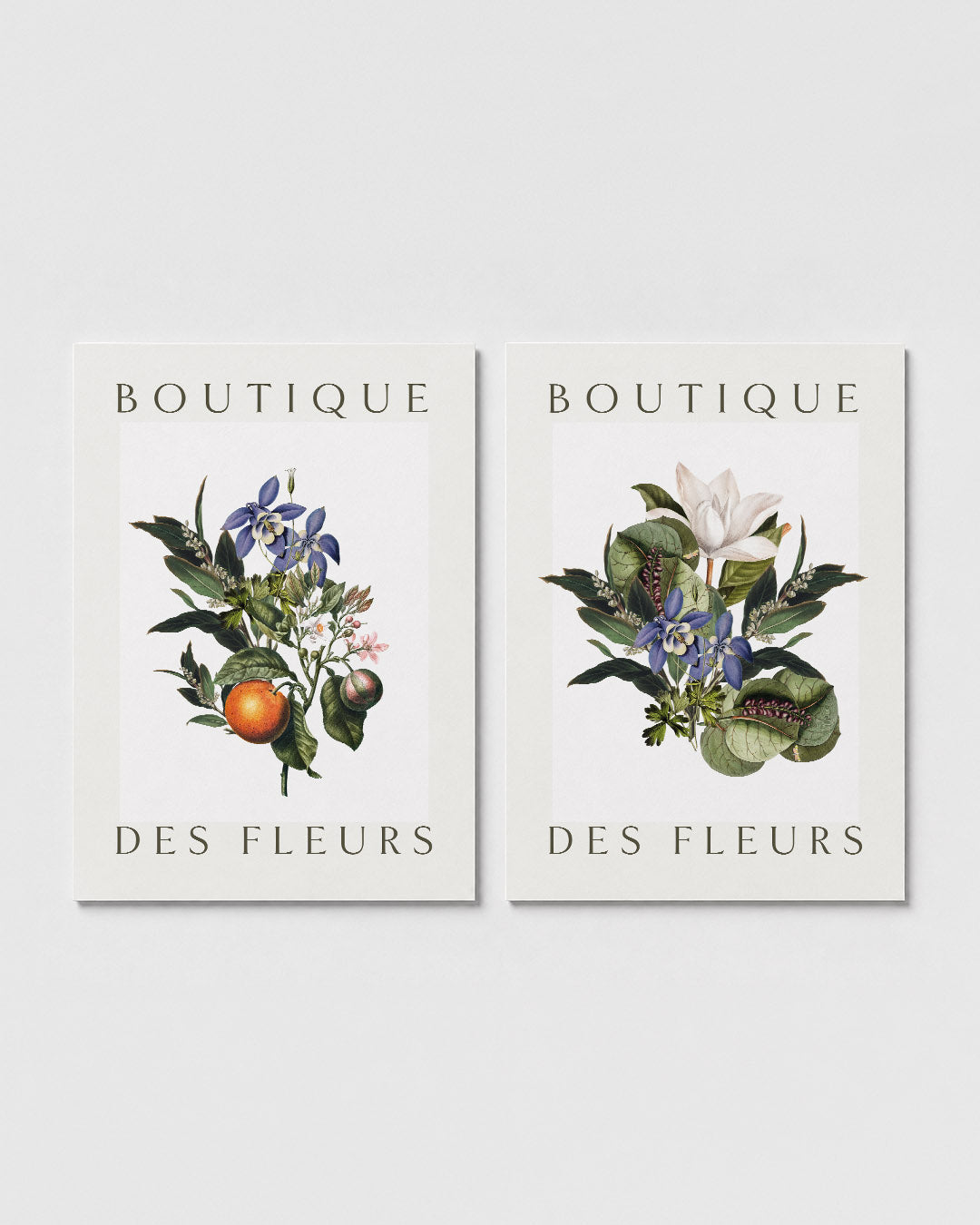 Bloem en vrucht Posterset