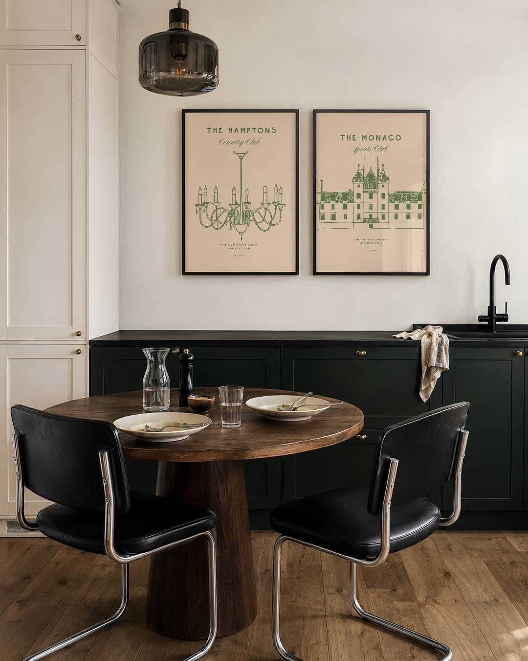 Kroonluchter elegantie Posterset