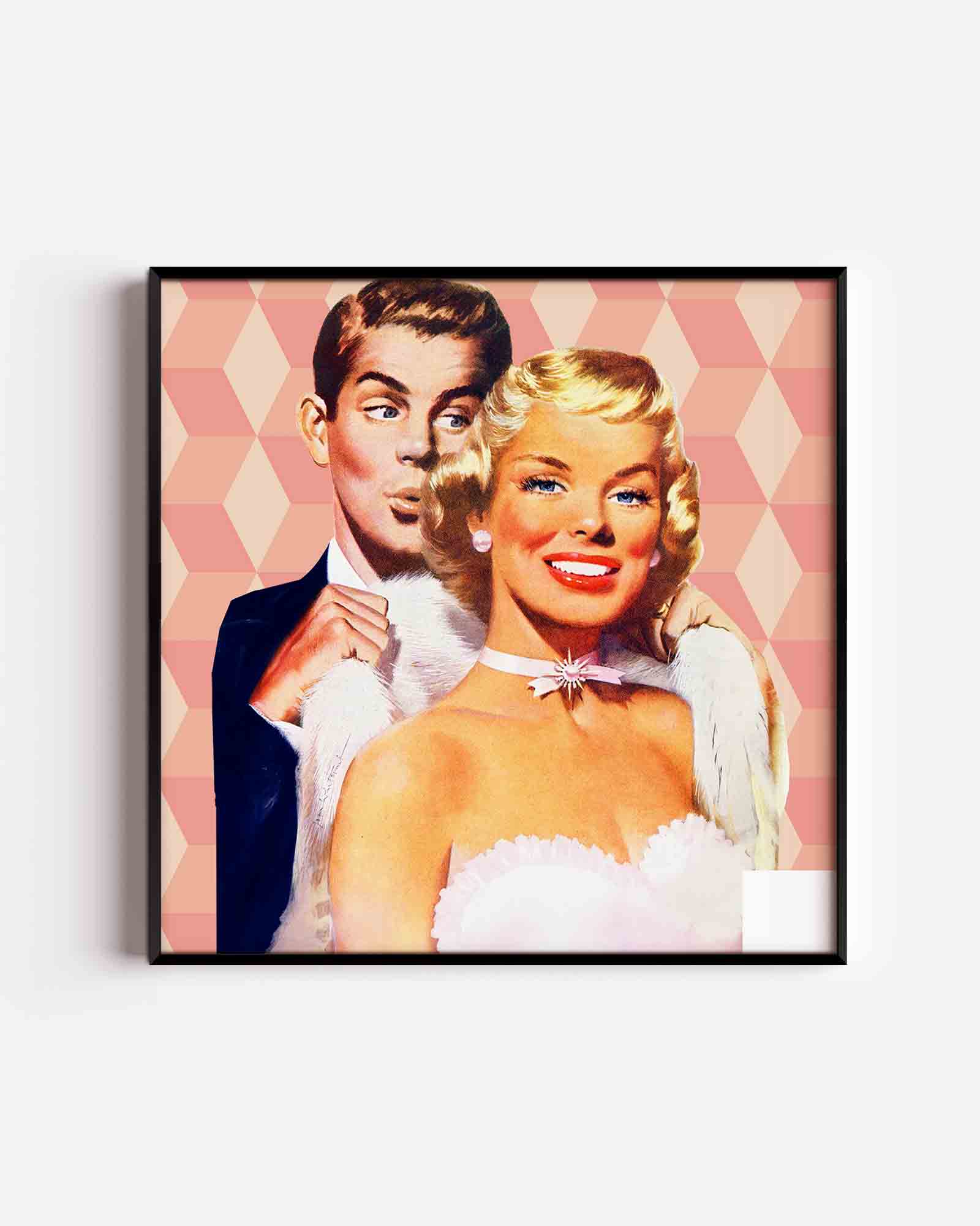 Retro koppel Poster