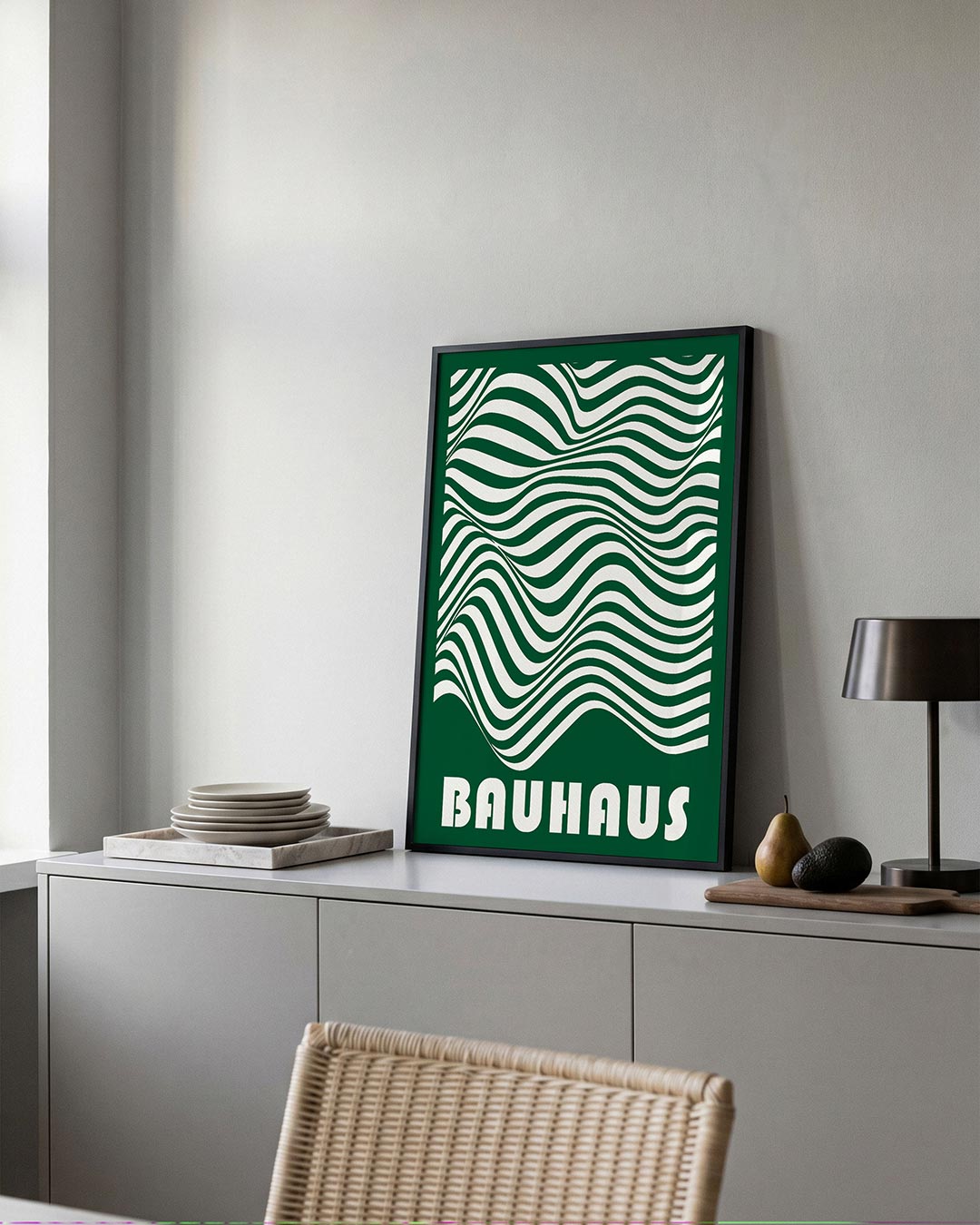 Golvend lijnenspel Poster