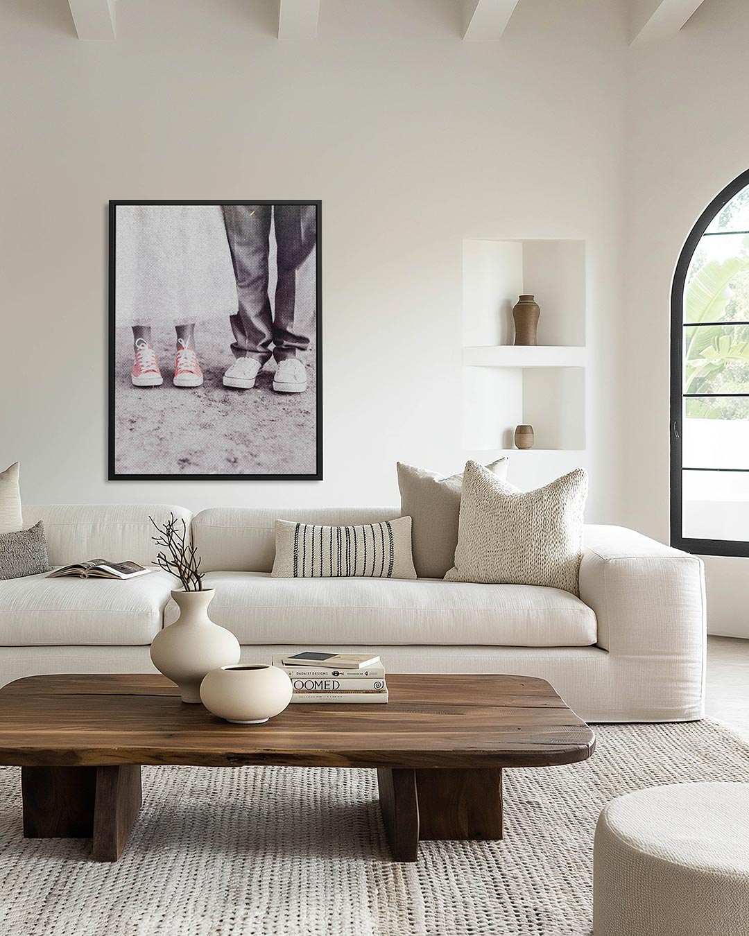 Speelse schoenen Kunstwerk