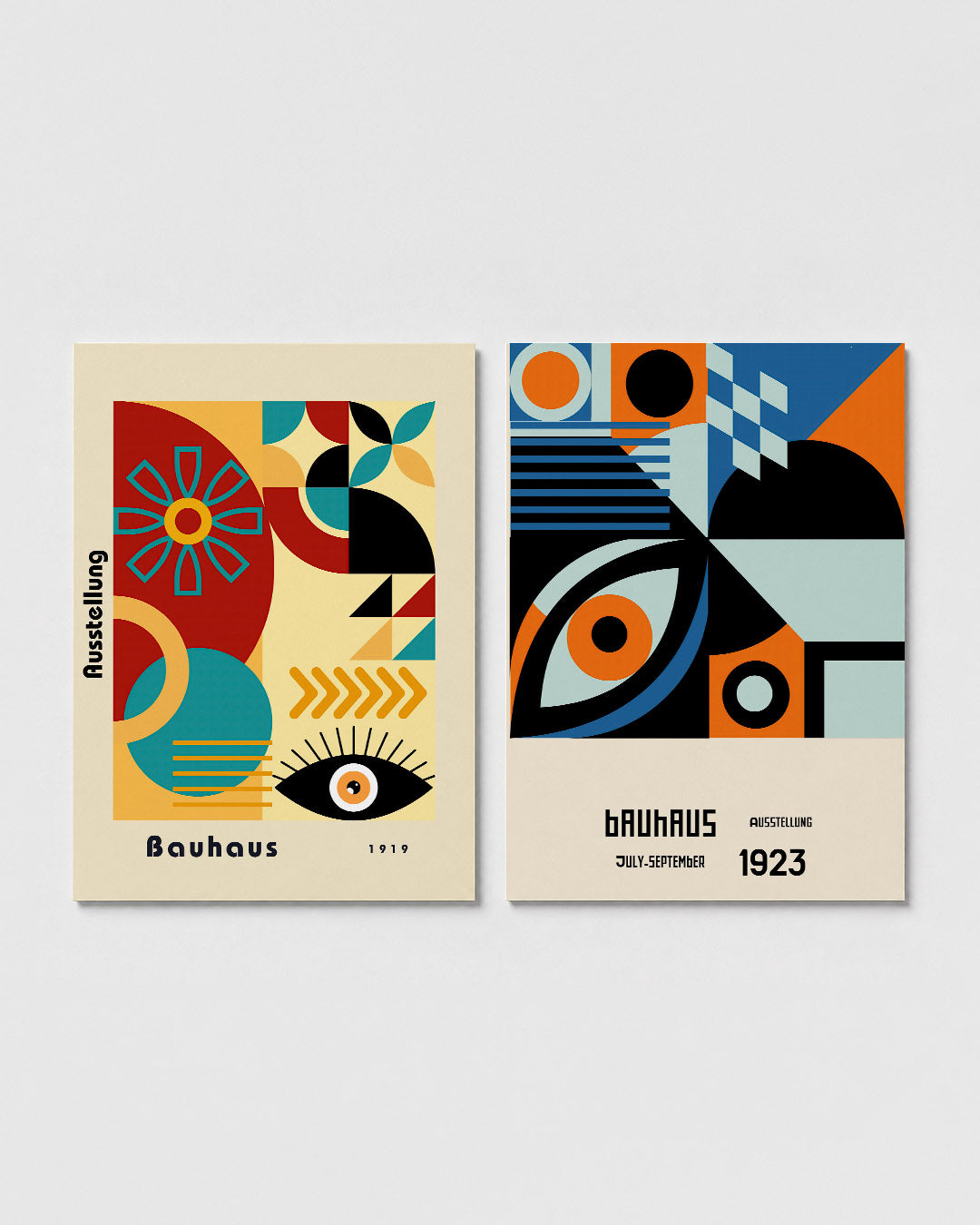 Vorm en kleurenspel Posterset
