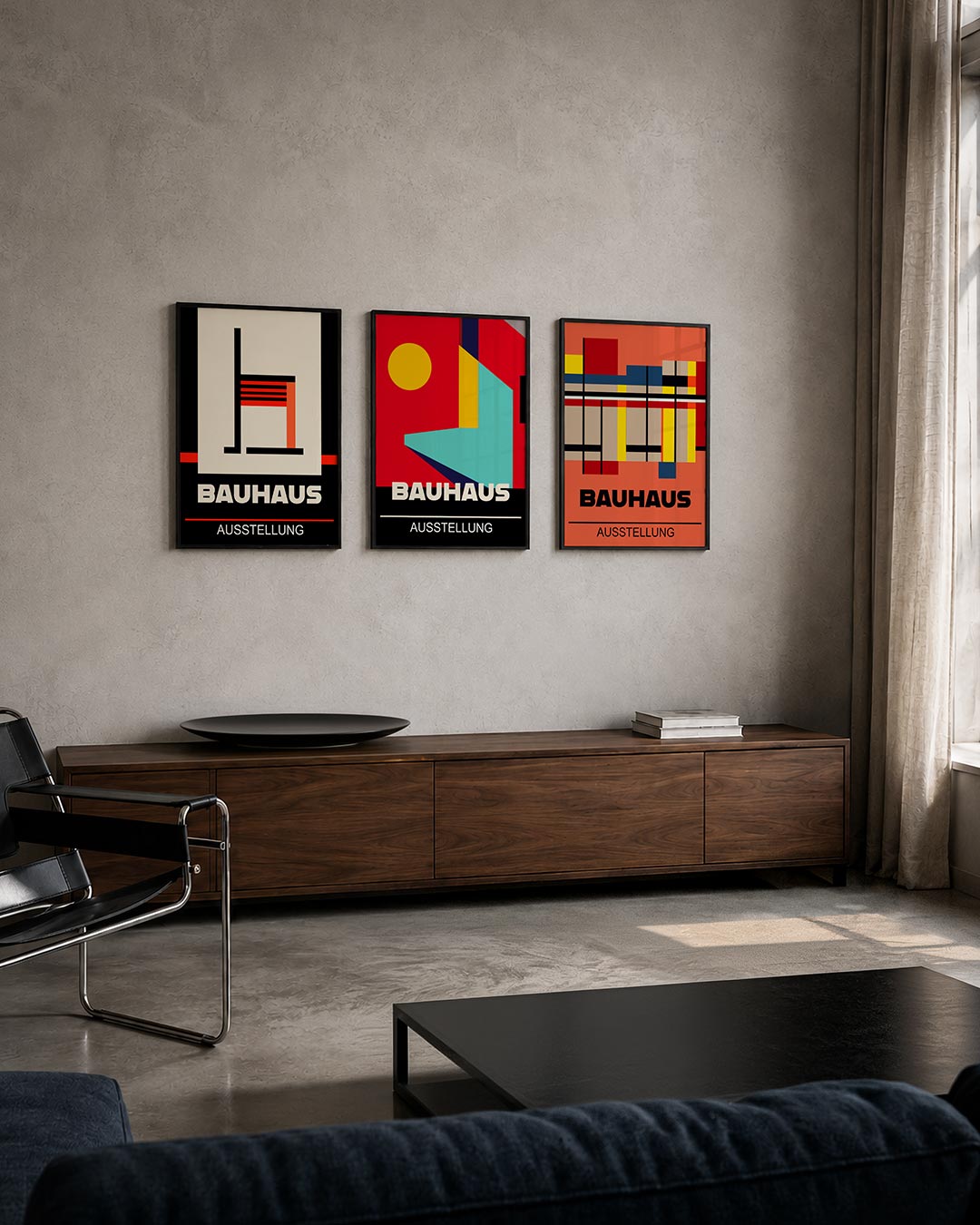 Lijnen en kleurvlakken Posterset