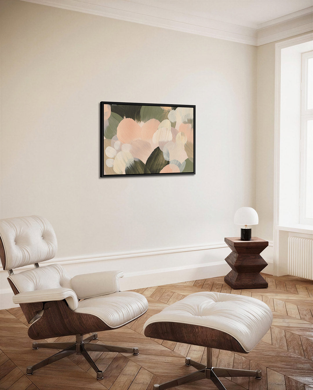 Organische vormen compositie Kunstwerk