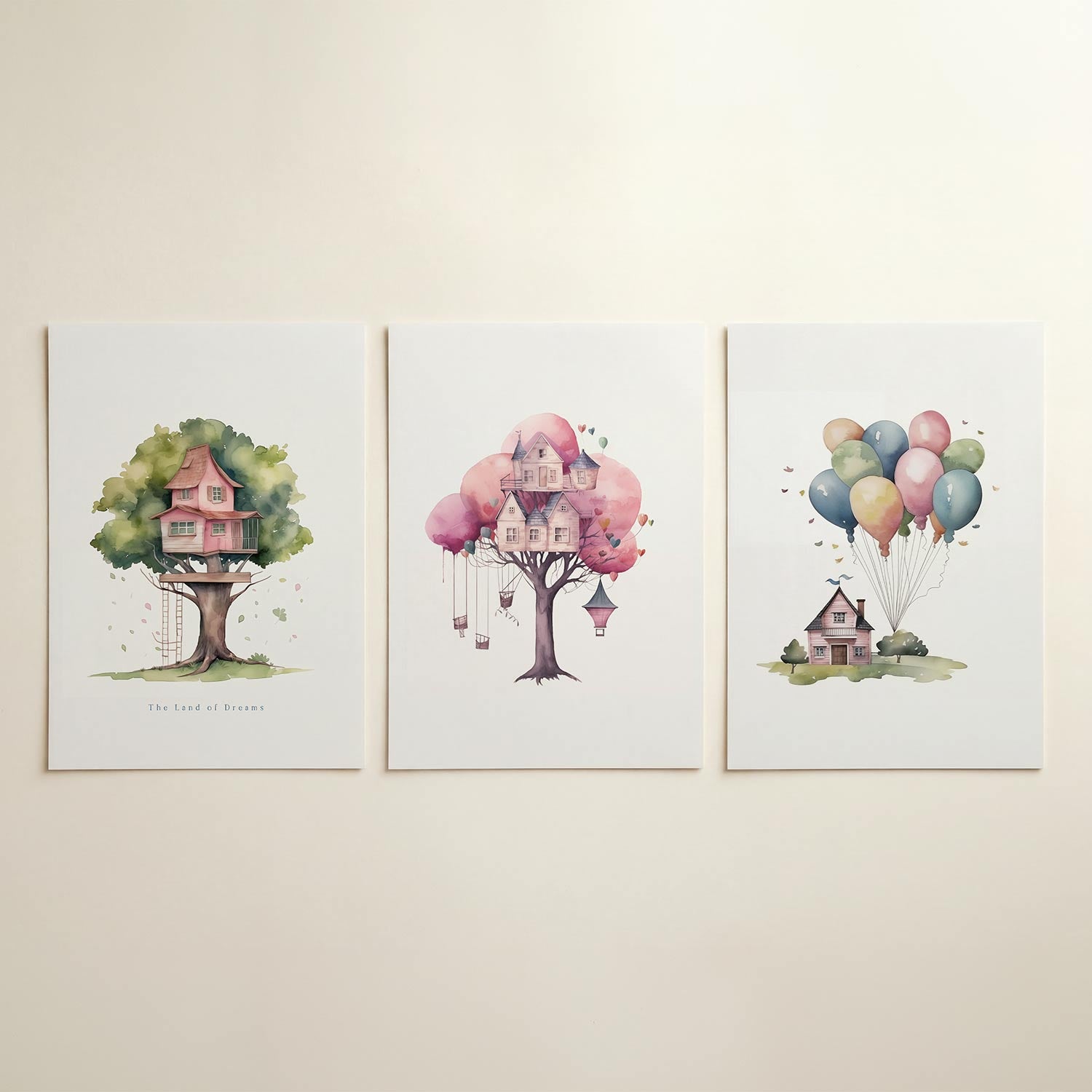 Boomhuis fantasie Posterset