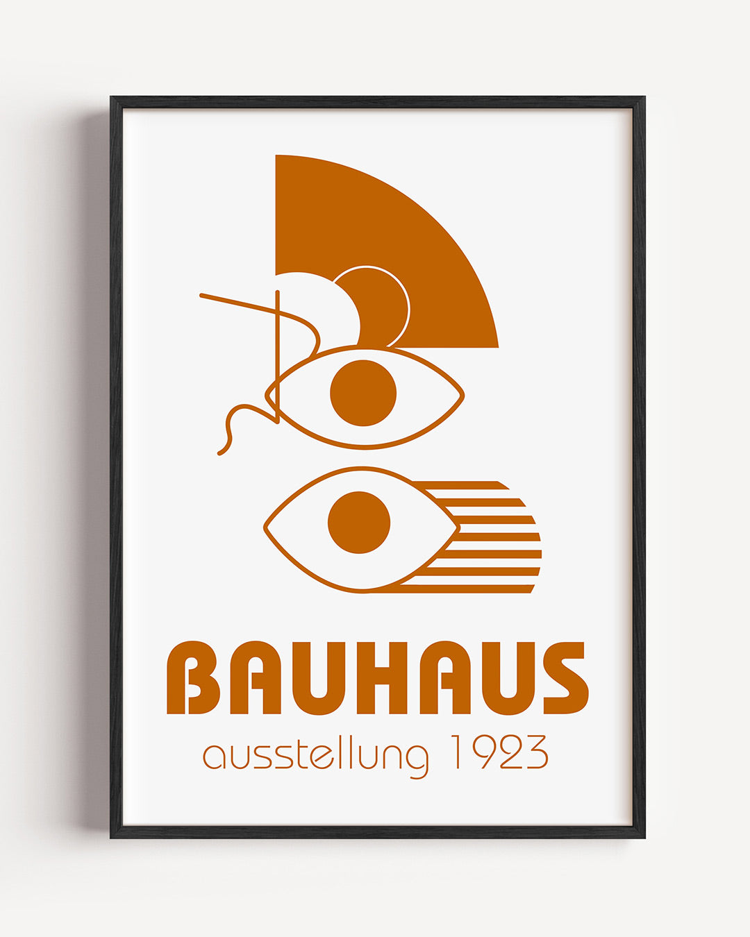 Oogvormen en lijnen Poster