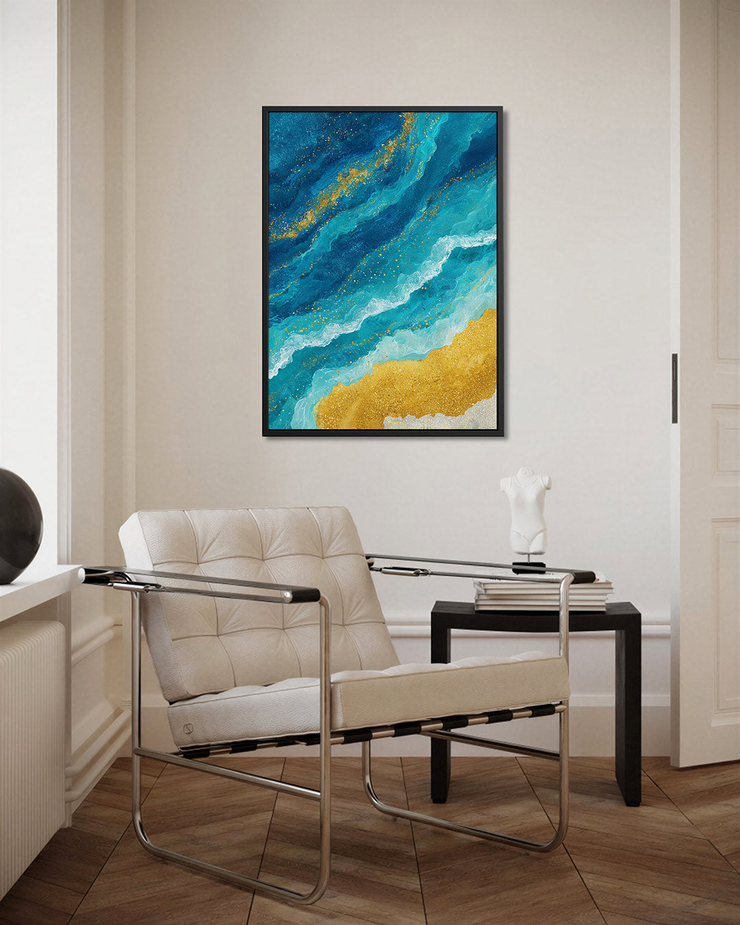 Golvende kleuren Kunstwerk
