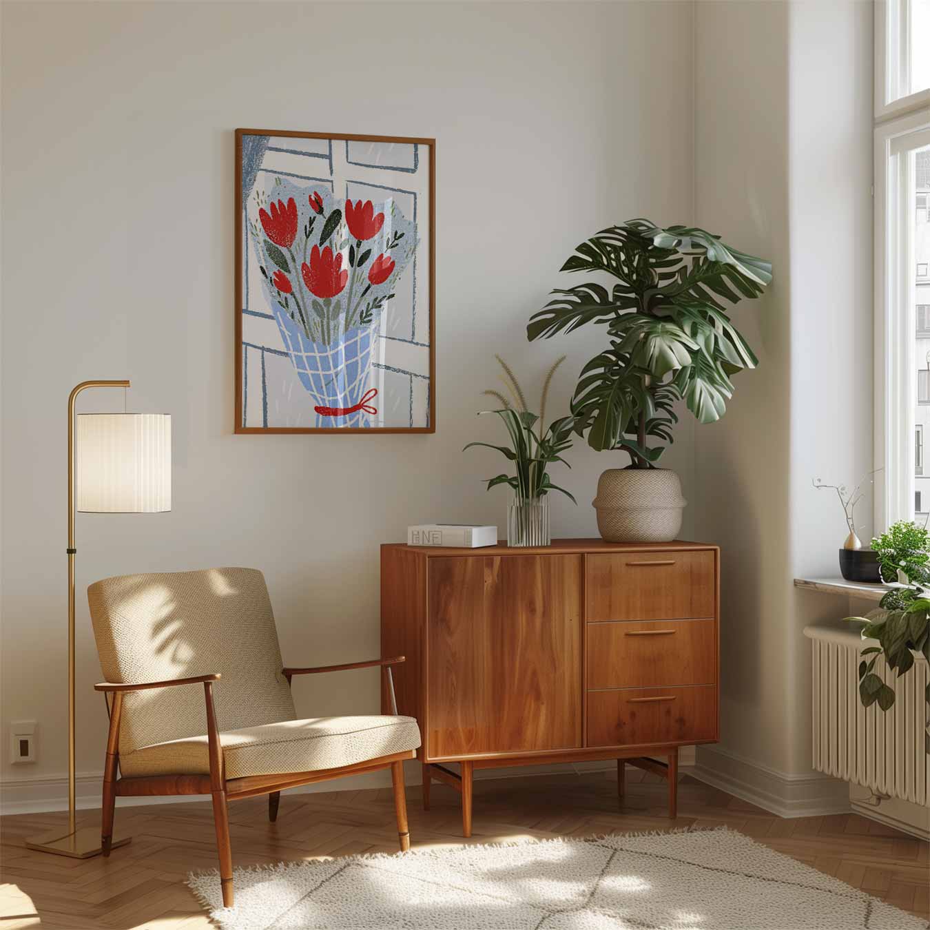 Lente Bloemenpracht Poster-WallArtistic