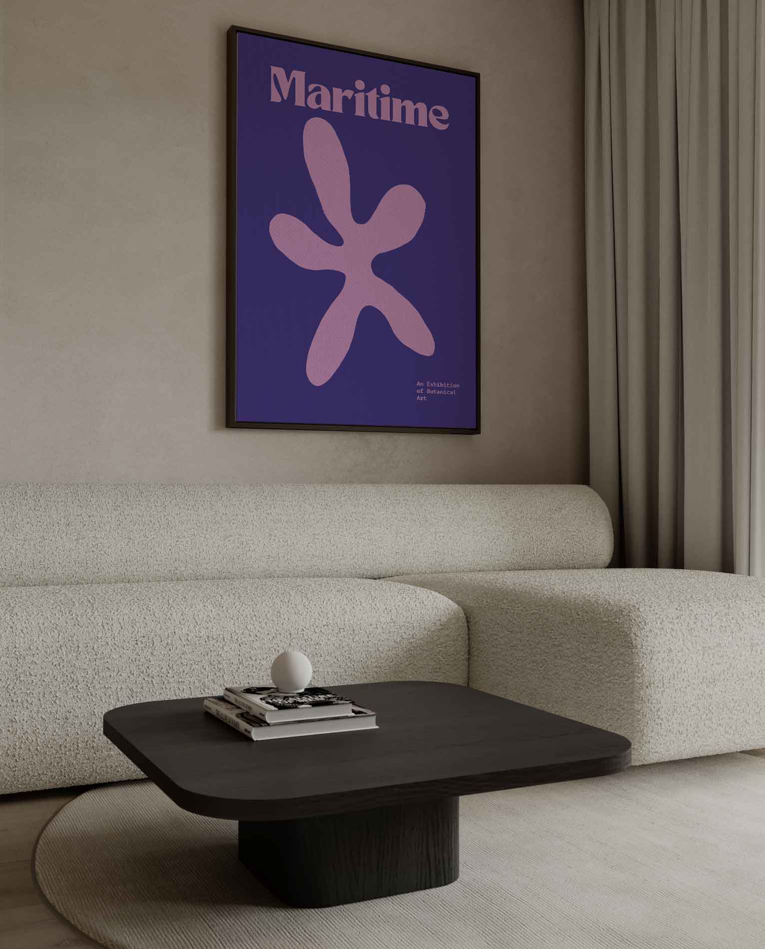 Maritieme Bloem Kunstwerk-canvas-dibond-plexiglas-wanddecoratie-WallArtistic