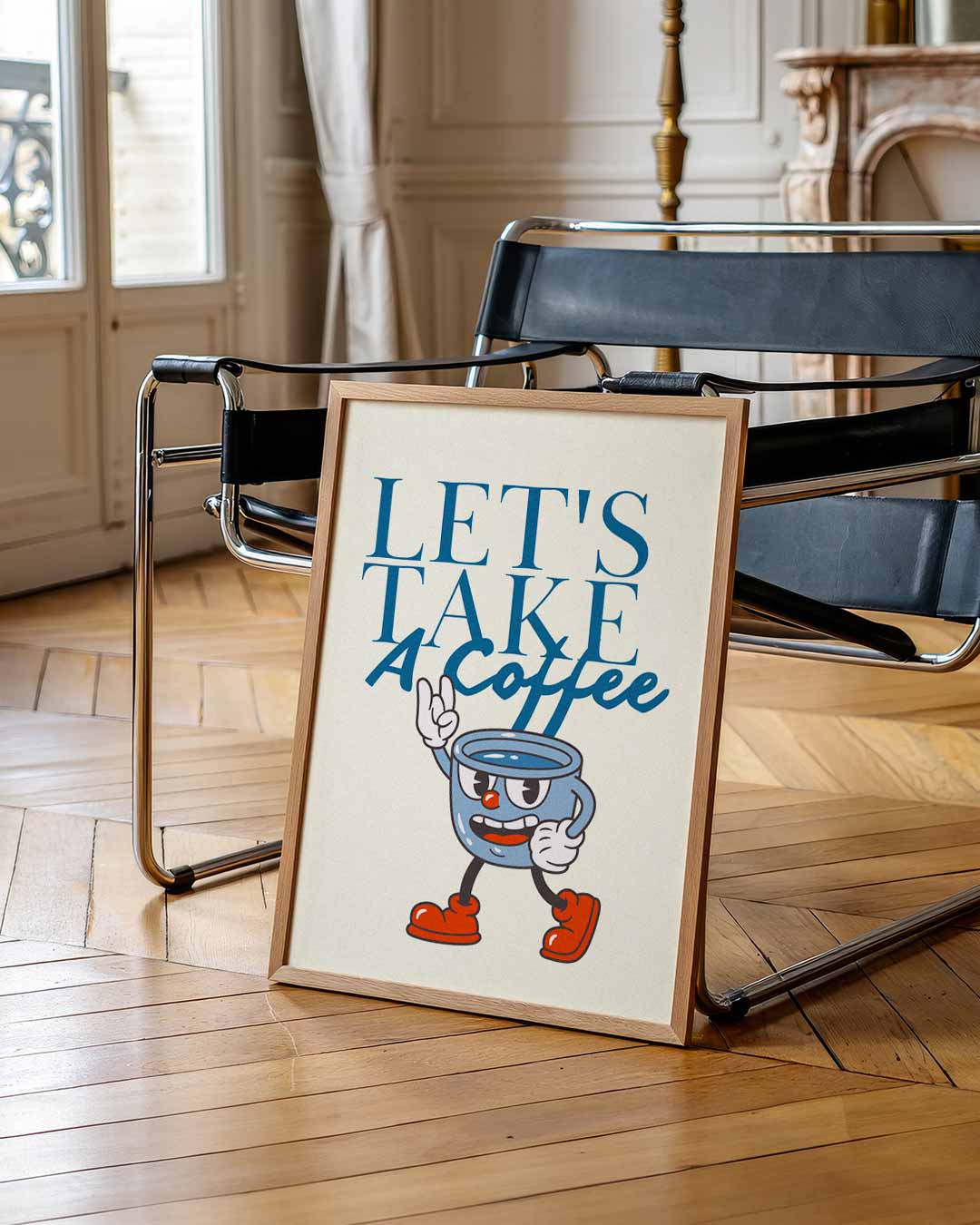 Let's Take a Coffee Poster-WallArtistic