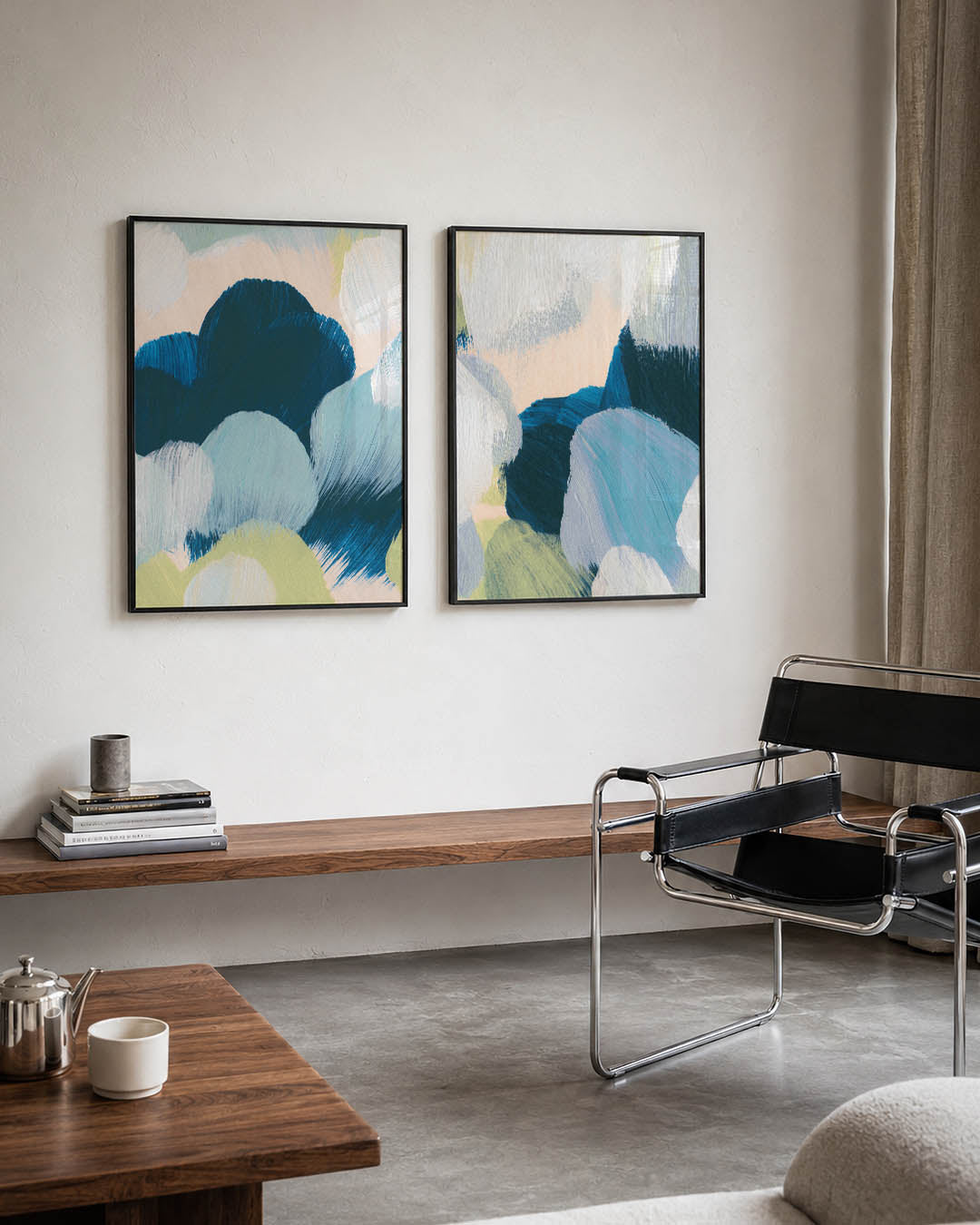 Kleurrijke vormen Posterset