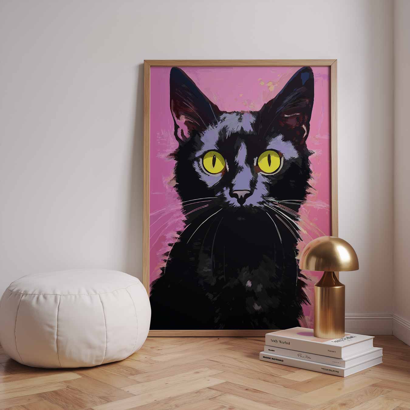 Stijlvolle Kattenposter-WallArtistic