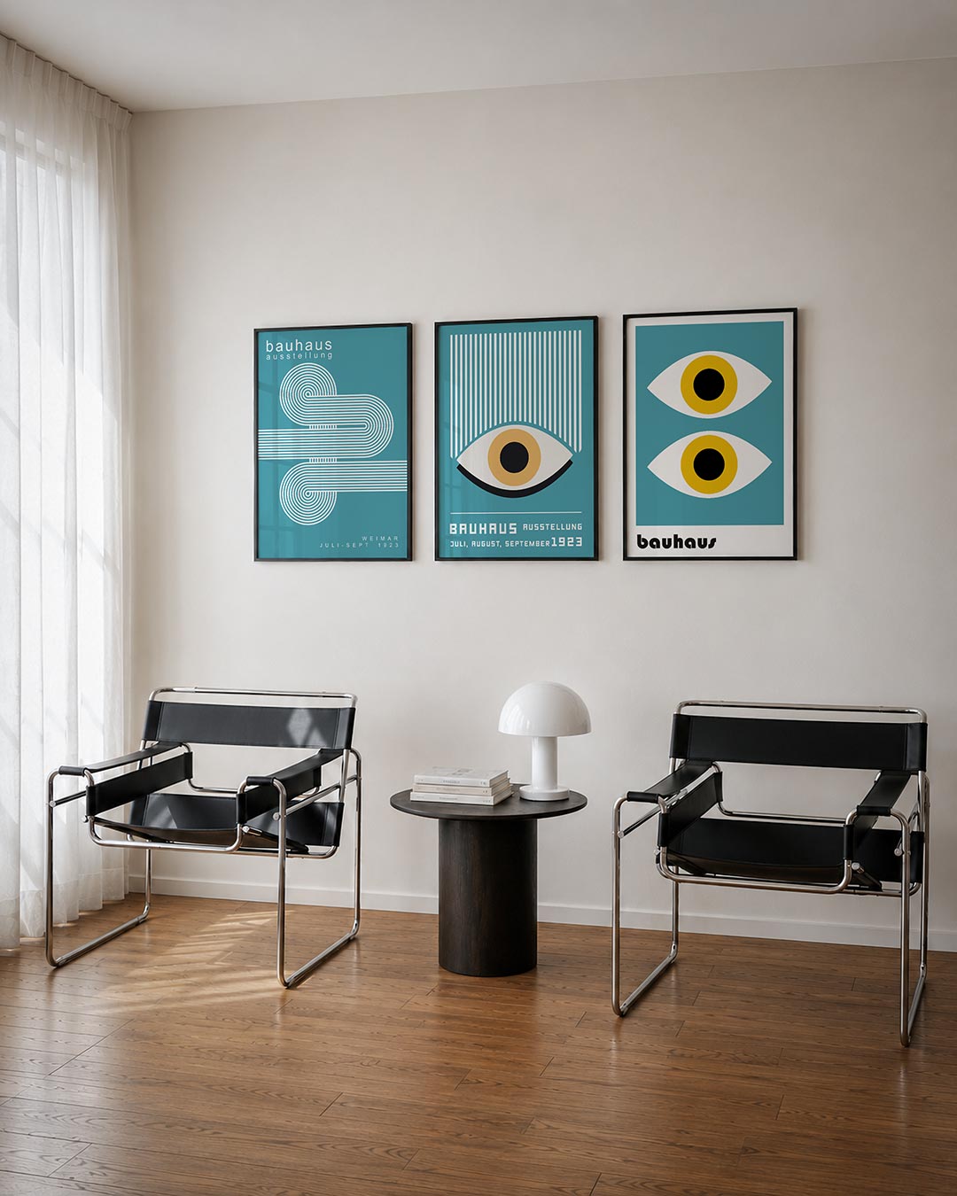 Lijnen en kleurvlakken Posterset