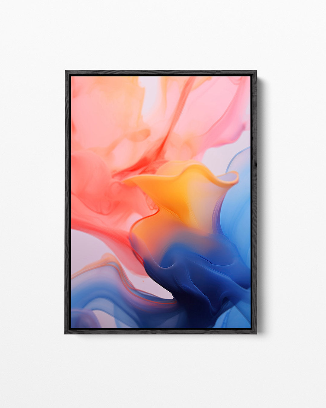 Vloeiende kleuren Kunstwerk