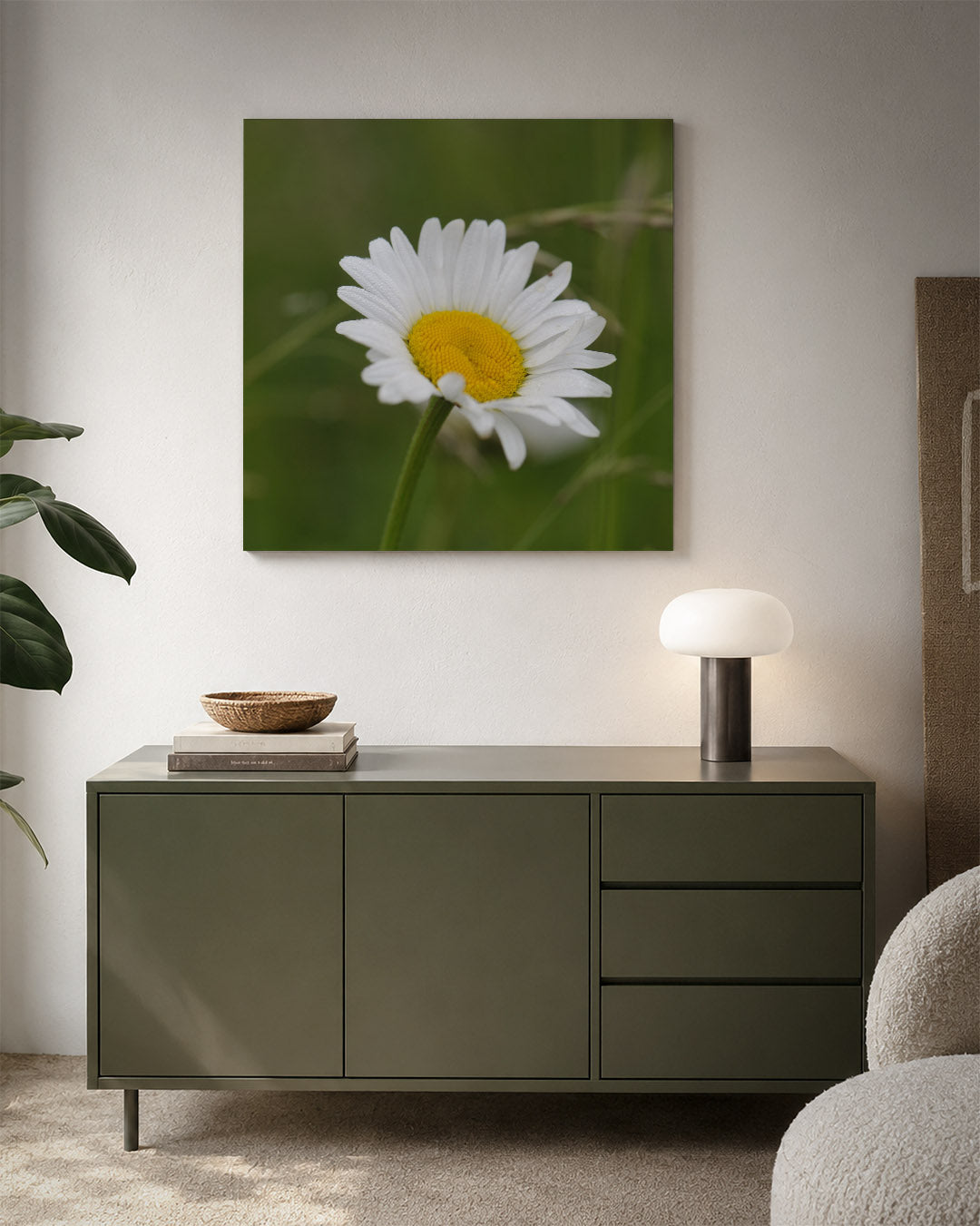 Bloem close up Kunstwerk