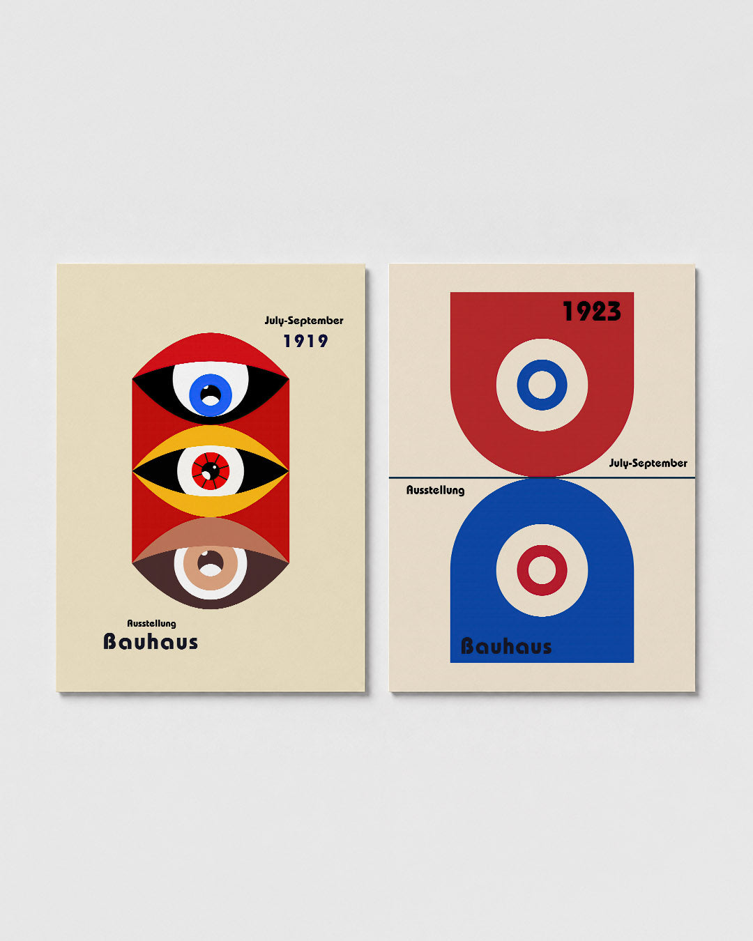 Oogvormen en kleuren Posterset
