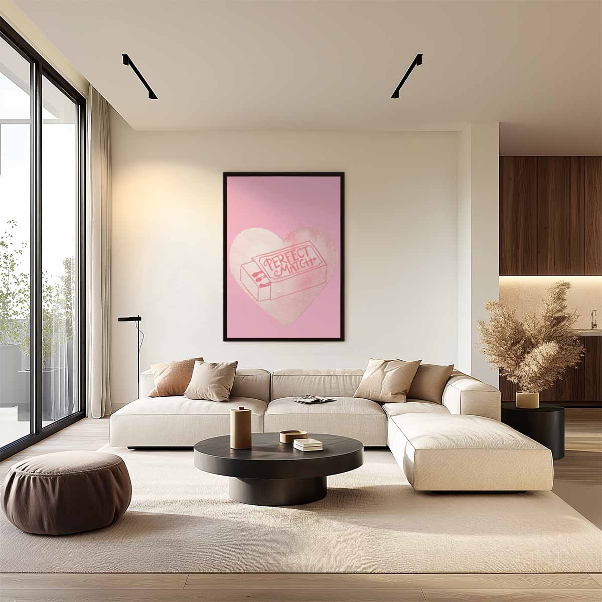 Perfect Match Hartbeeld Kunstwerk-canvas-dibond-plexiglas-wanddecoratie-WallArtistic