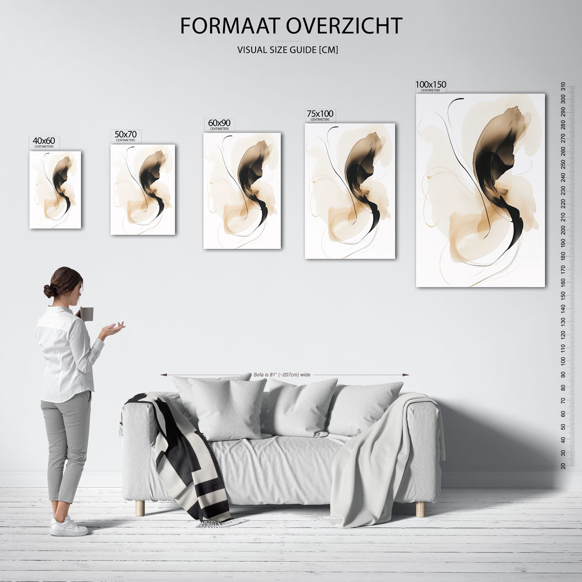 Organische vormen Kunstwerk