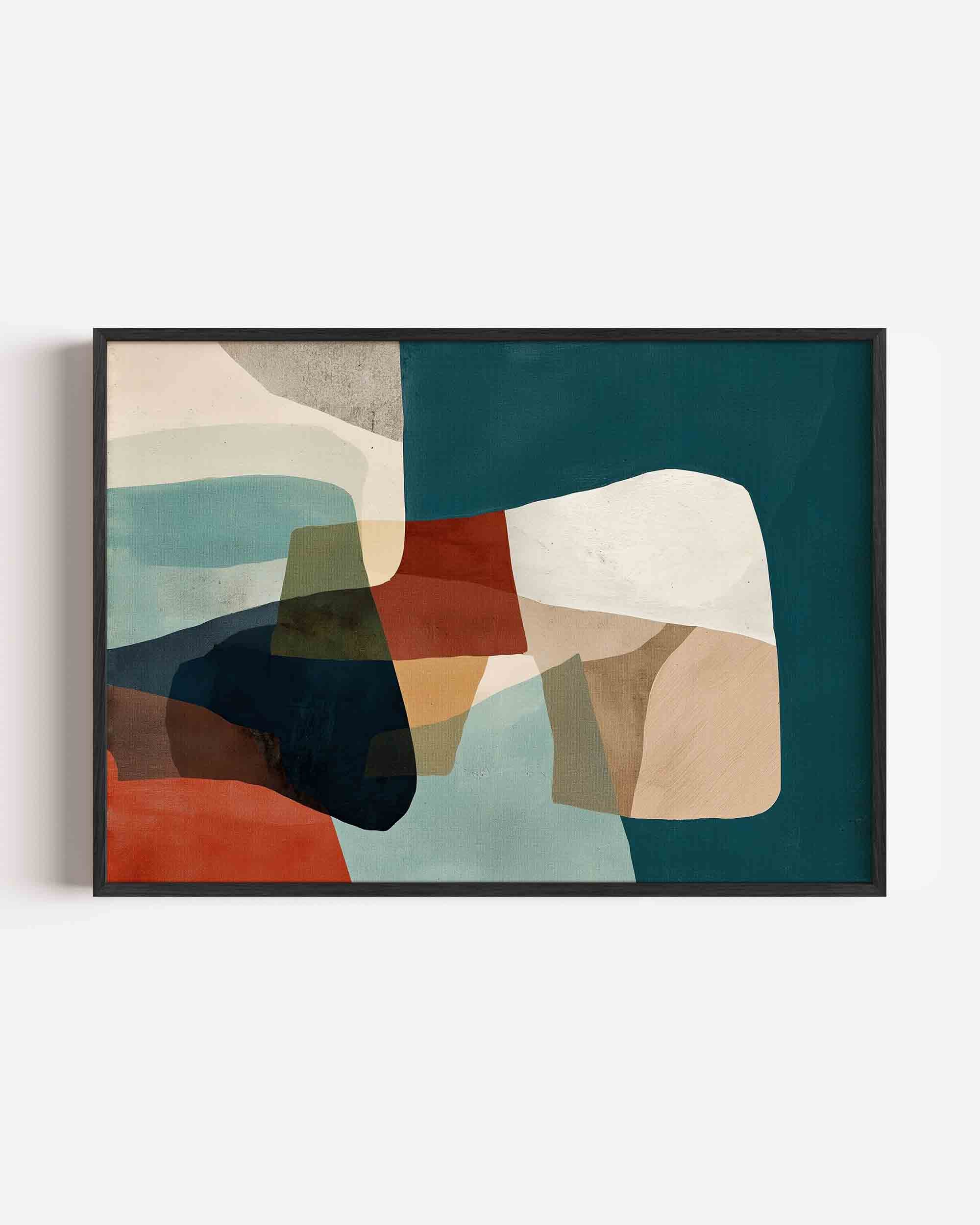 Abstracte vormen Poster