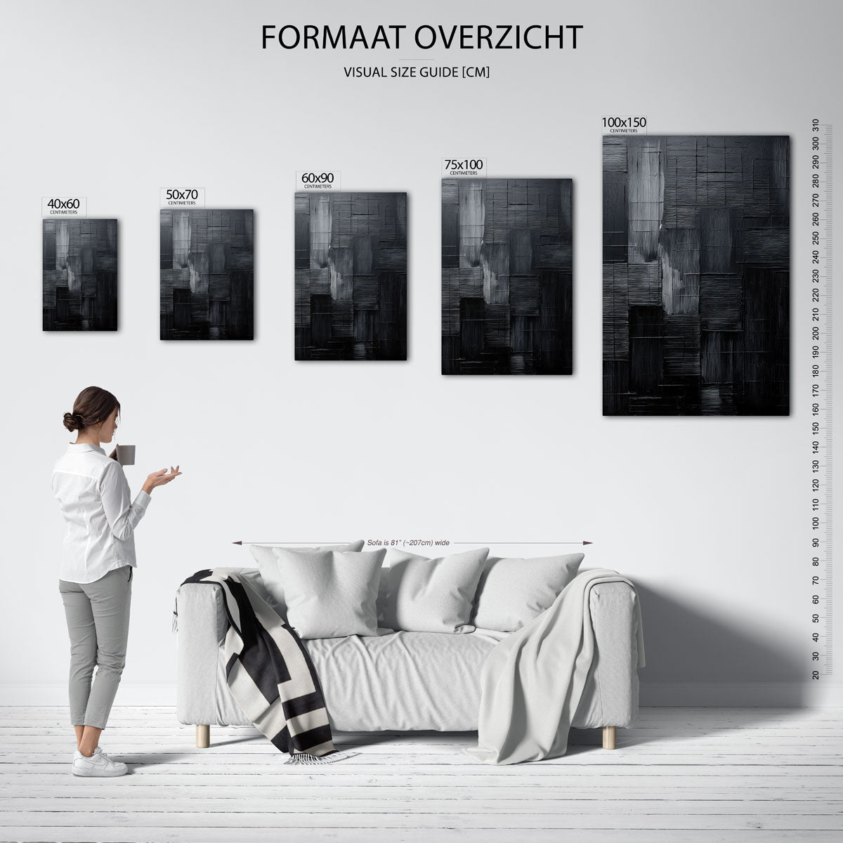 Geometrische texturen Kunstwerk