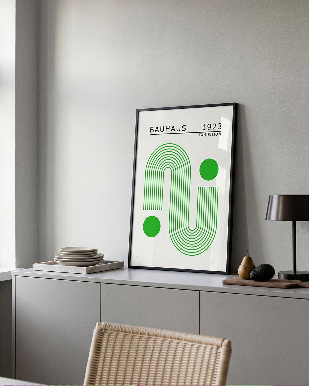 Lijnen en cirkels Poster