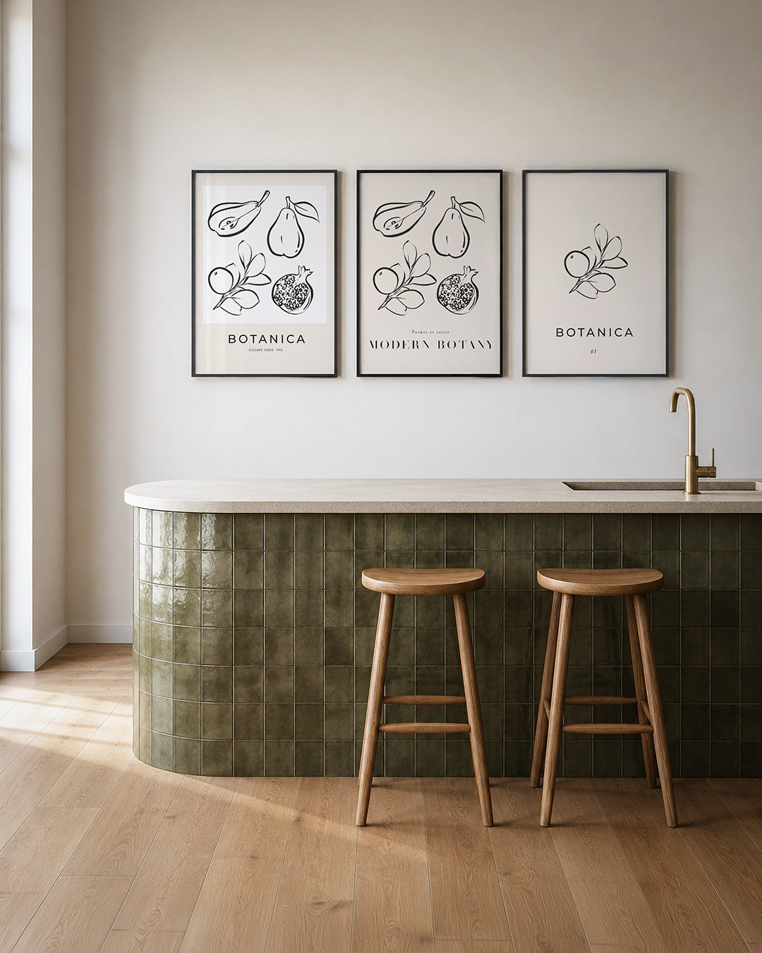 Fruitige lijnenspel Posterset