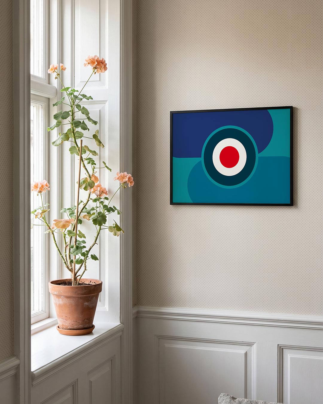 Cirkelvormen en kleur Poster