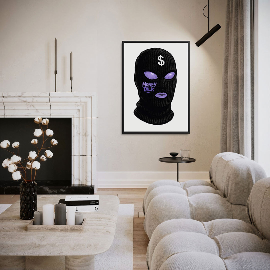 Grafische balaclava Kunstwerk