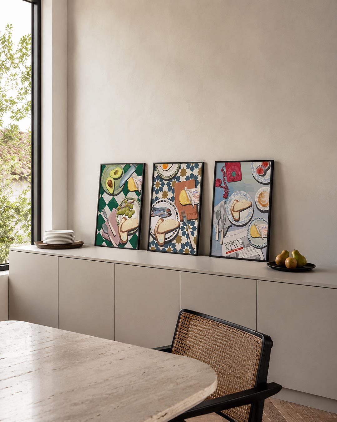 Eettafel moment Posterset