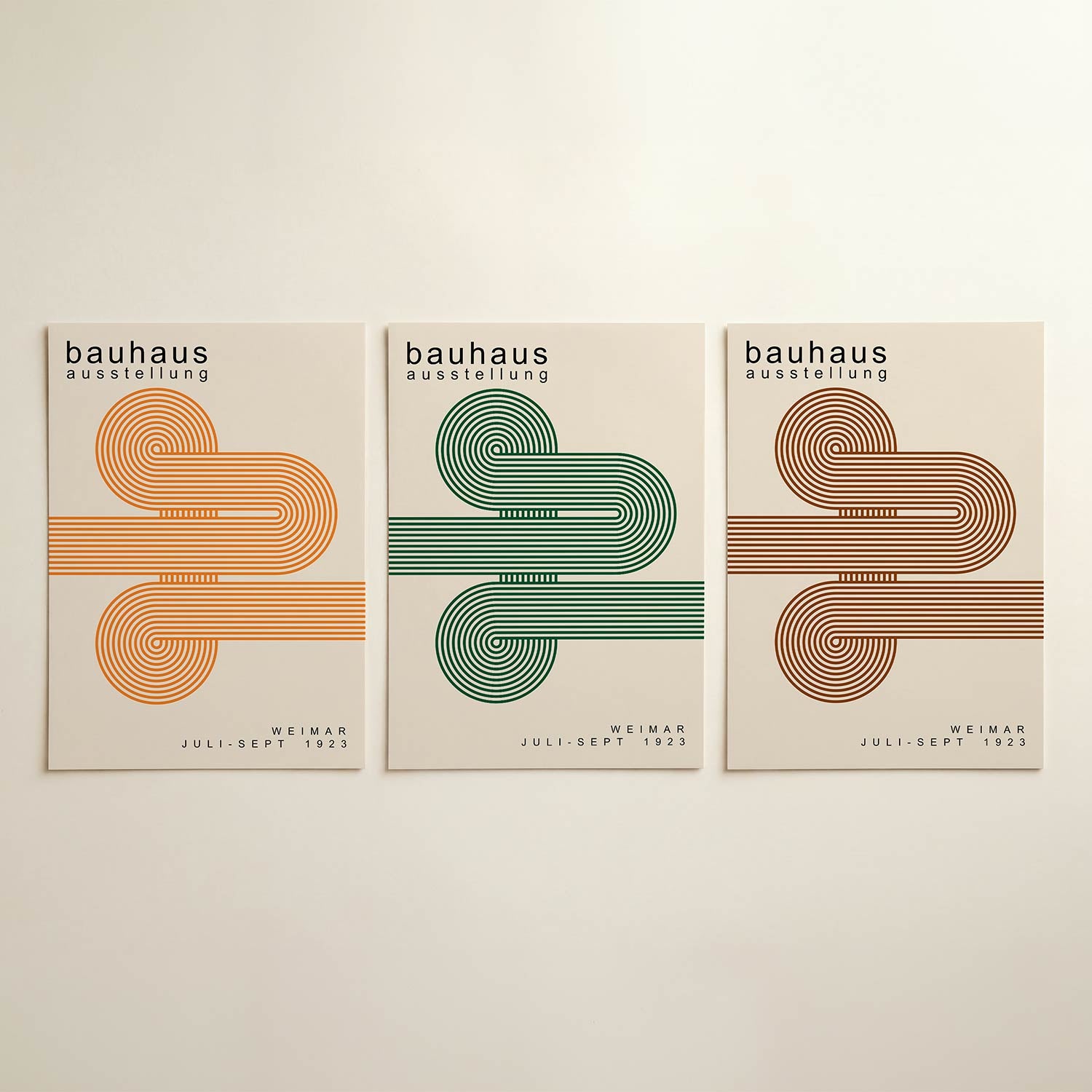 Lijnenspel en vormen Posterset