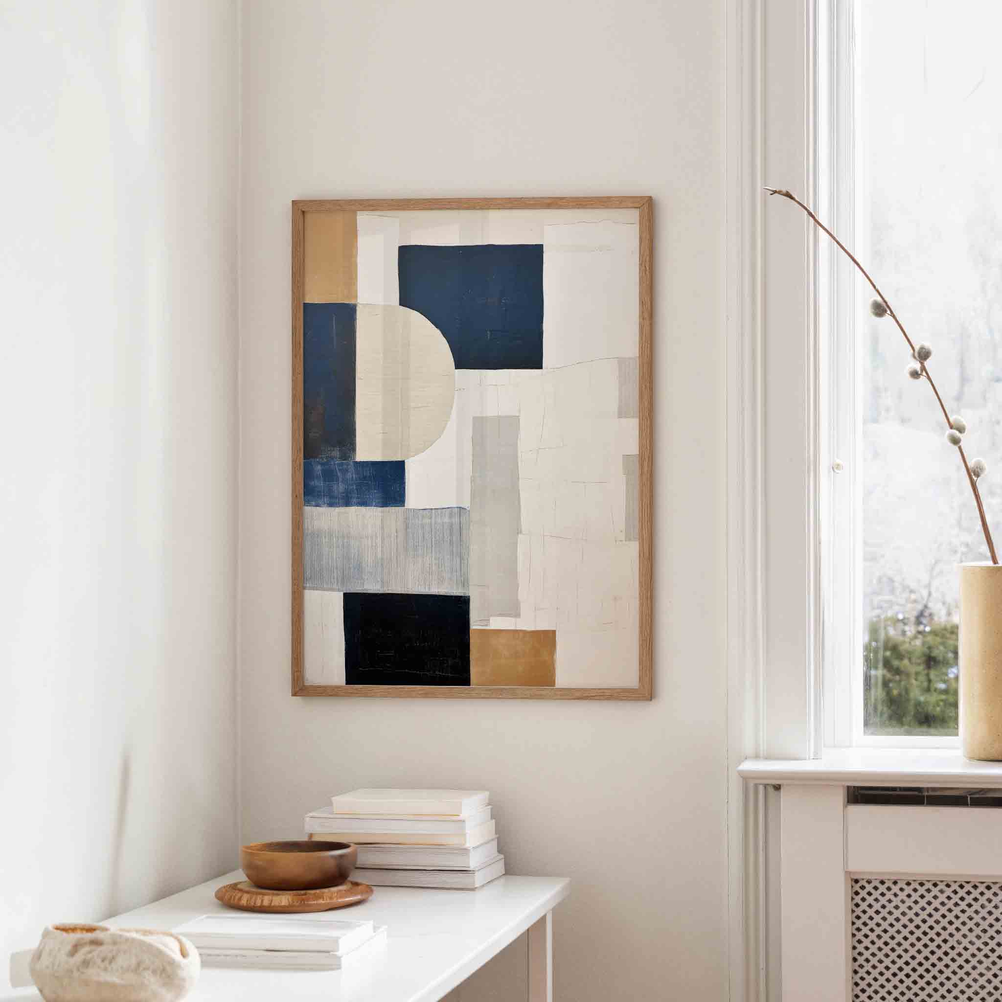 Abstracte vormen Poster