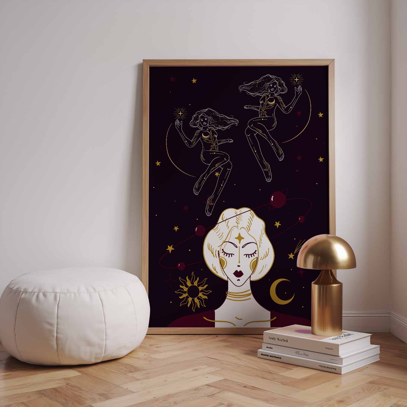 Mystieke Vrouwelijke Kracht Poster-WallArtistic