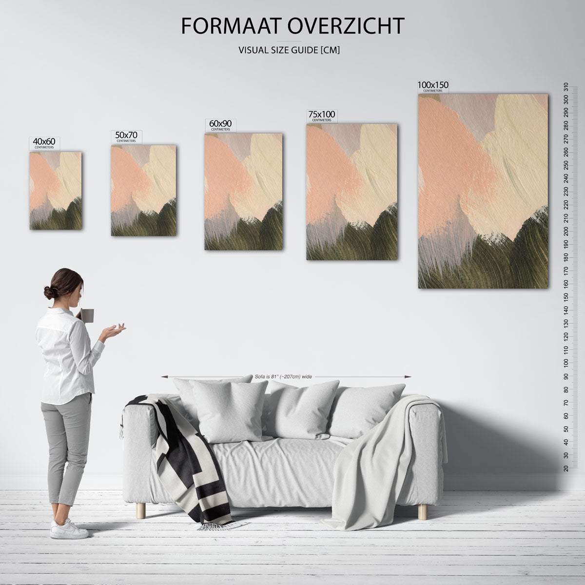 Kleurencompositie Kunstwerk