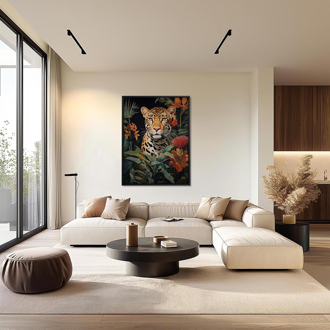 Dier in jungle Kunstwerk