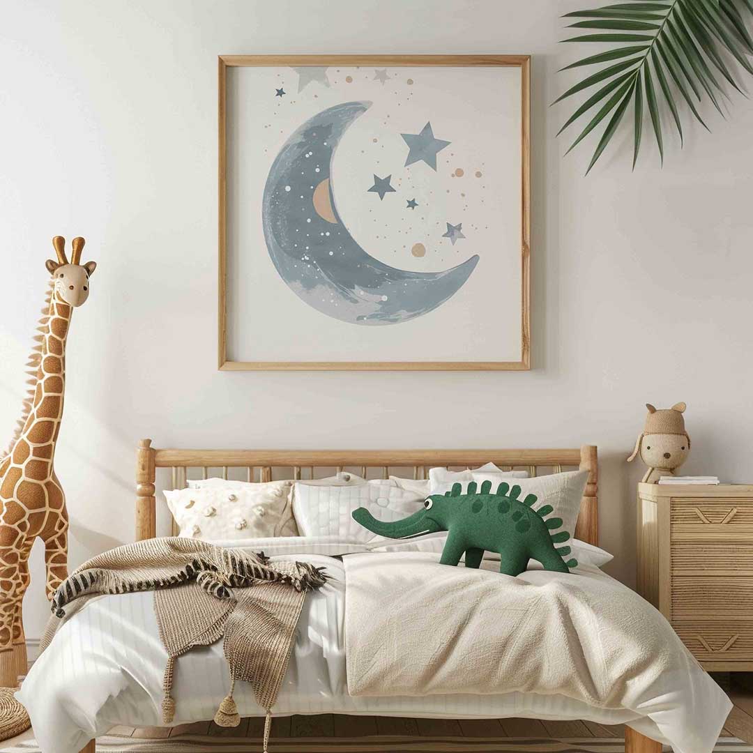 Maan en sterren Poster
