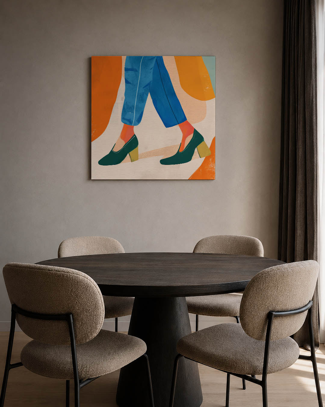 Kleurencompositie Kunstwerk